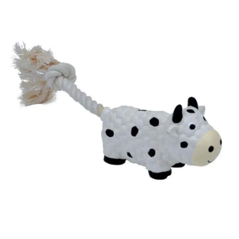 Li'l Pals Latex Cow Dog Toy One Size