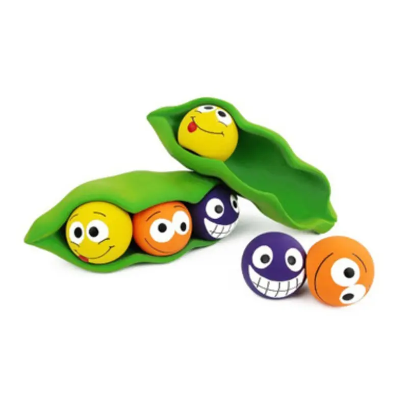 Multipet Three Peas In A Pod Latex Dog Toy 8"