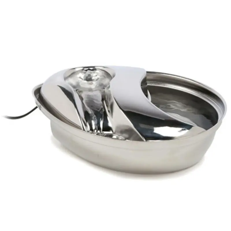 Pioneer Pet Raindrop Stainless Steel Pet Drinking Fountain One Size