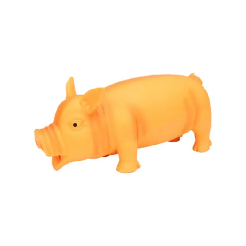 Rascals Large Grunting Pig Latex Dog Toy 13"