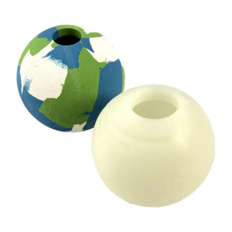 Fetch Your Own Adventure Earth & Moon Ball Dog Toys, 2-Pack Small