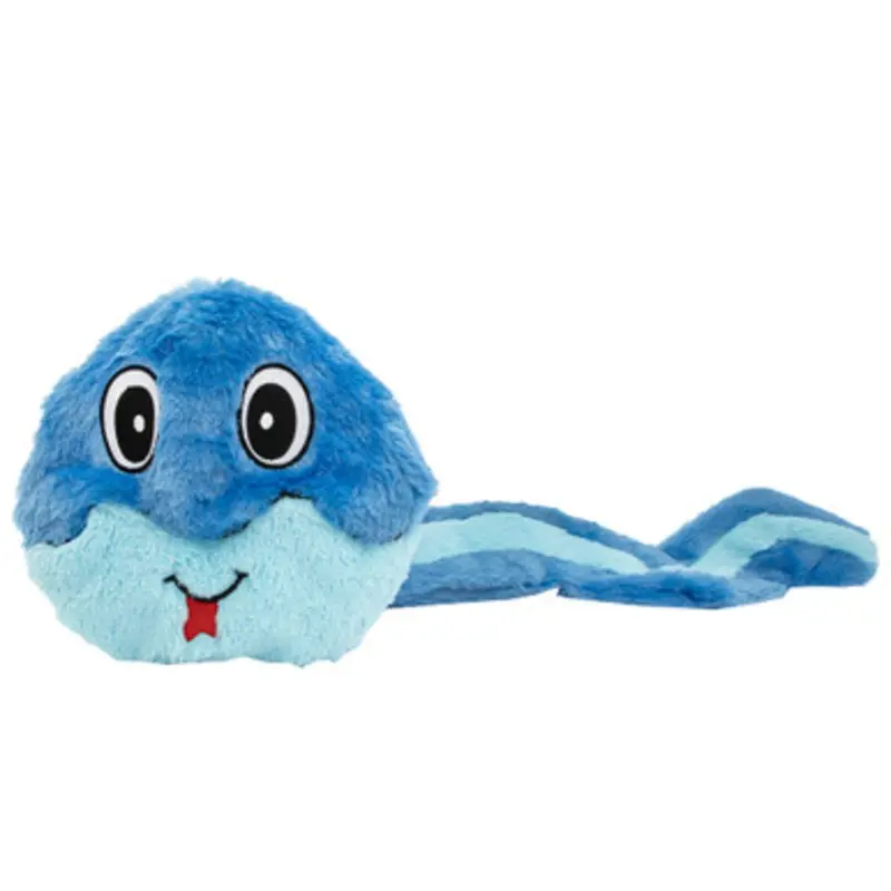 Guru Hide-A-Tail Blue Snake Interactive Plush Dog Toy Medium