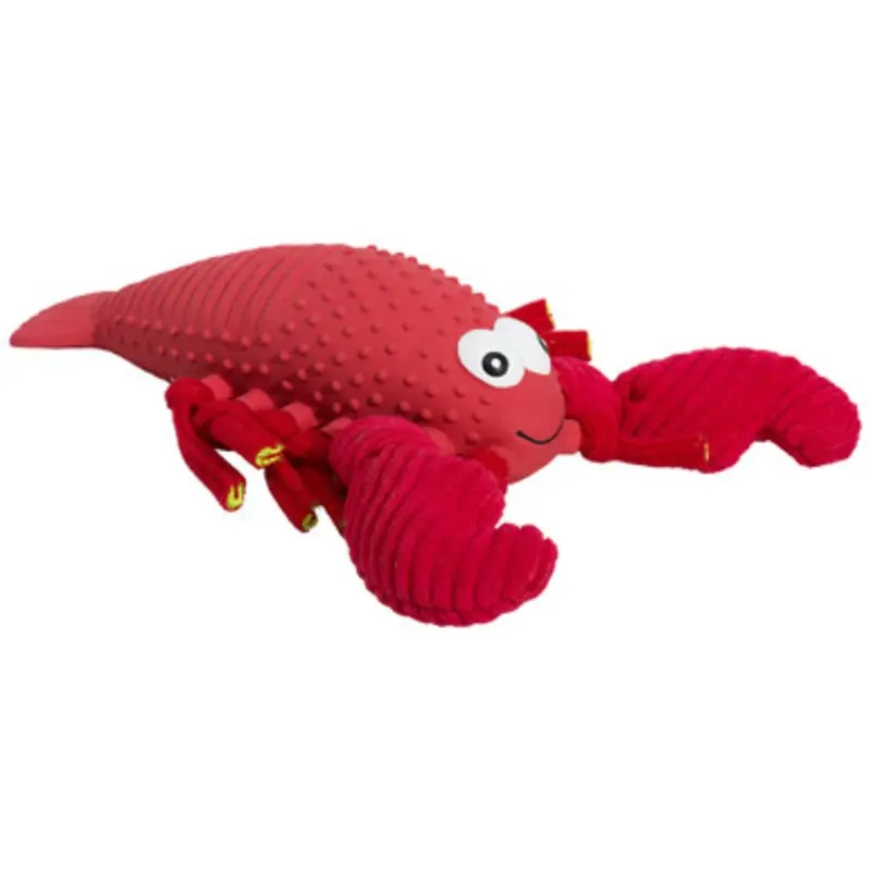 HuggleHounds Huggle-Fusion McCracken Lobsta Plush & Latex Dog Toy One Size