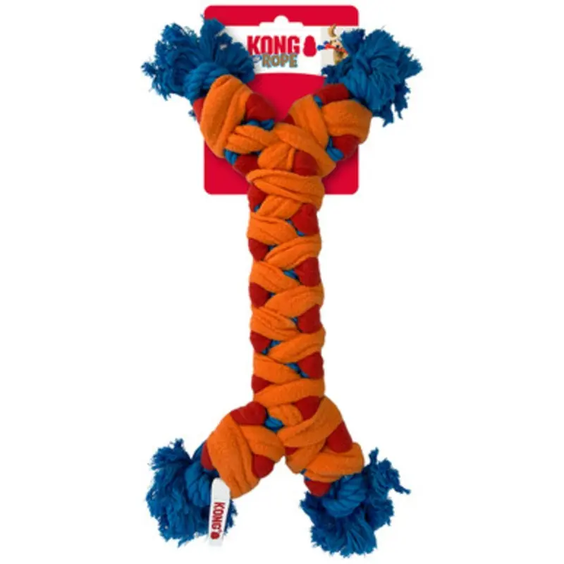 KONG Rally Bone Rope Dog Toy Medium
