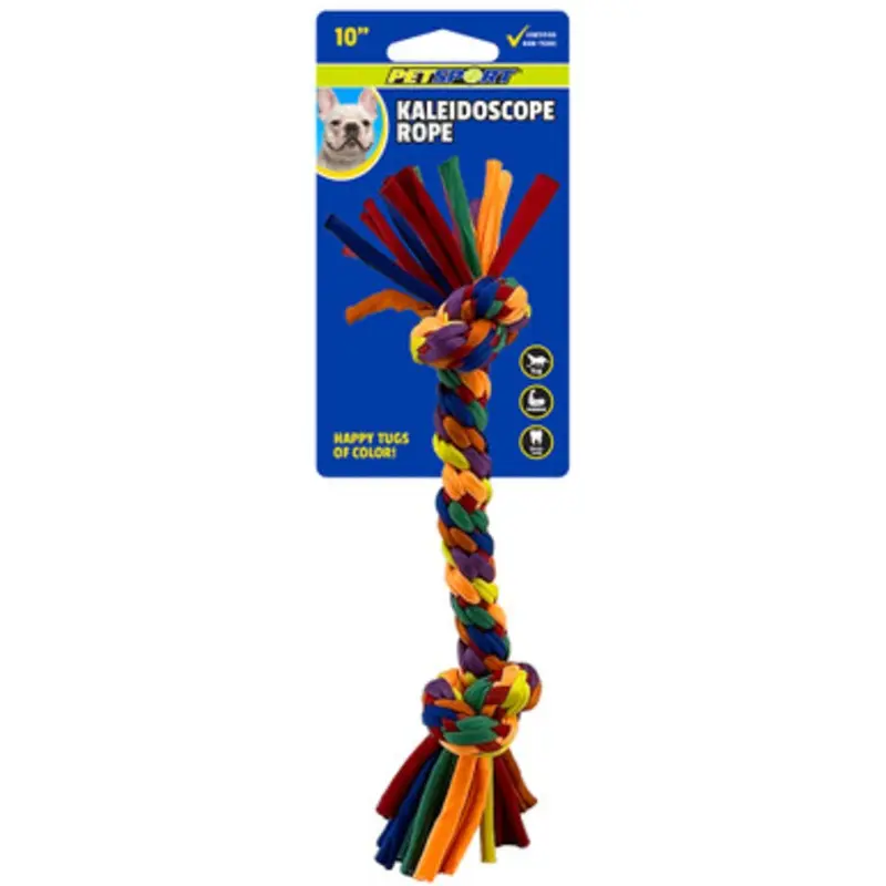 Petsport Kaleidoscope 2 Knot Rope Dog Toy Small