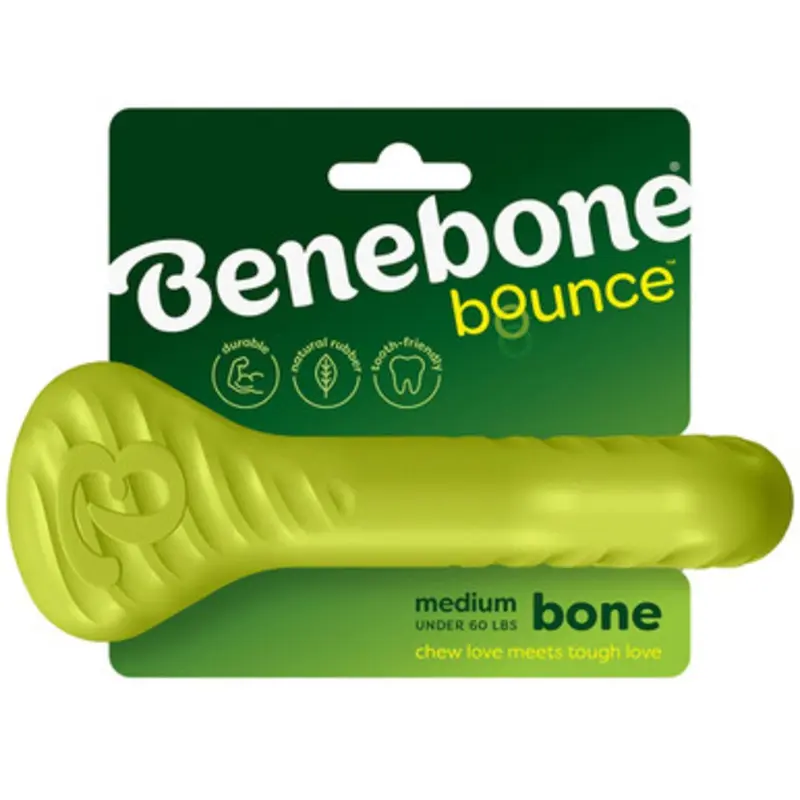 Benebone Bounce Bone Dog Chew Toy Medium