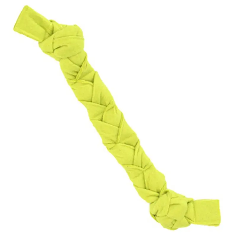 Guru Squeaking Tennis Fabric Snuffle Rope Braid Interactive Dog Toy One Size