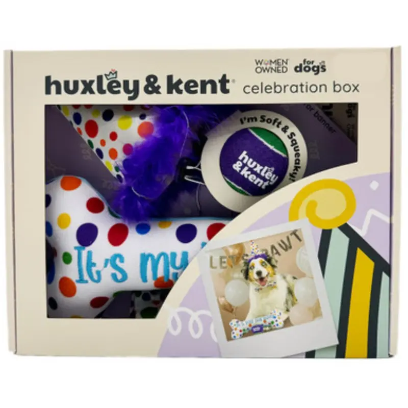 Huxley & Kent Happy Barkday Celebration Box for Dogs Small