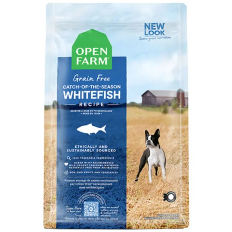 Open Farm Grain Free Catch-Of-The-Season Whitefish Recipe Dry Dog Food 22 lb