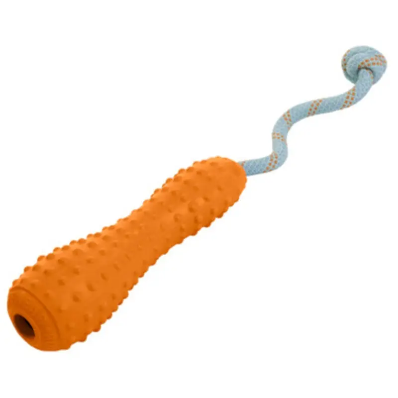 Ruffwear Gourdo Campfire Orange Rubber Throw Dog Toy Large