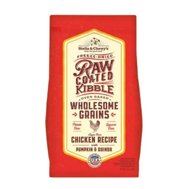 Stella & Chewy's Raw Coated Kibble Wholesome Grains Chicken Recipe Dry Dog Food 3.5 lb