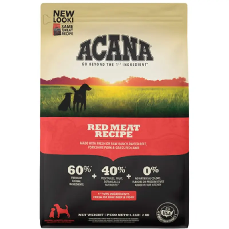 Acana Red Meat Recipe Dry Dog Food 4.5 lb