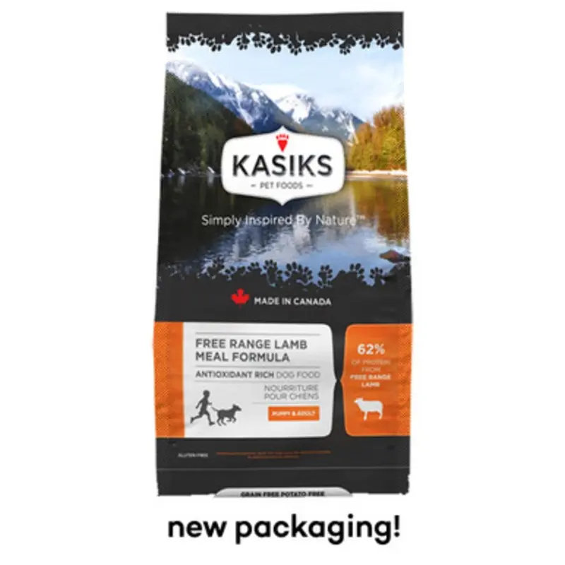 Kasiks Free Range Lamb Meal Formula Dry Dog Food 5 lb
