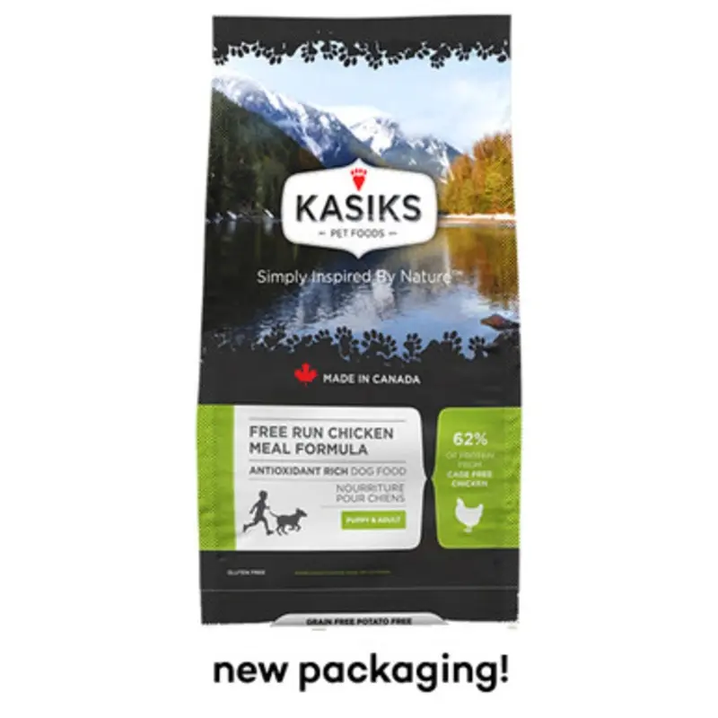 Kasiks Free Run Chicken Meal Formula Dry Dog Food 5 lb