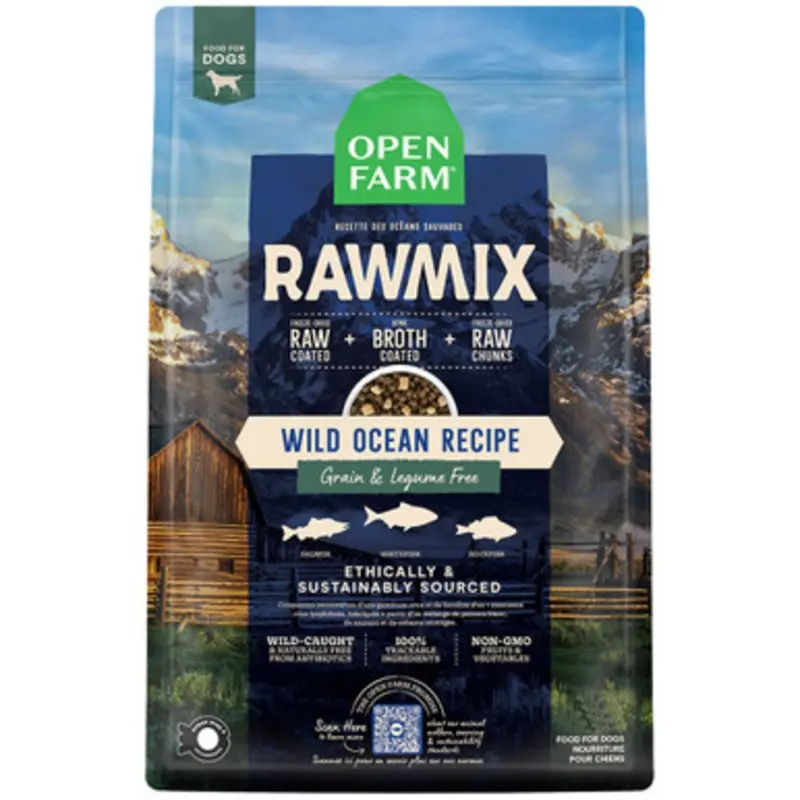 Open Farm RawMix Grain Free Open Ocean Recipe Dry Dog Food 3.5 lb