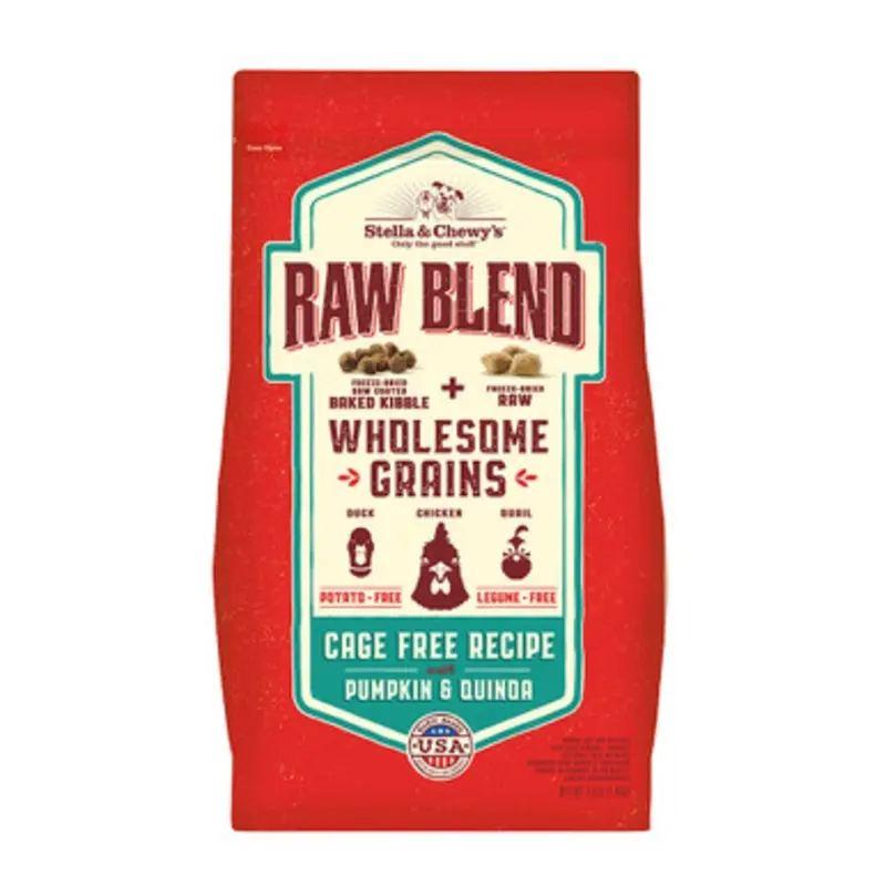 Stella & Chewy's Raw Blend Wholesome Grains Cage-Free Recipe Dry Dog Food 3.5 lb