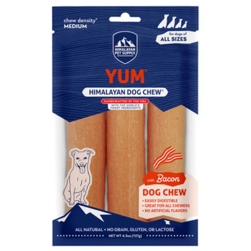 Himalayan Yum w/ Bacon Dog Chew Treat 4.5 oz