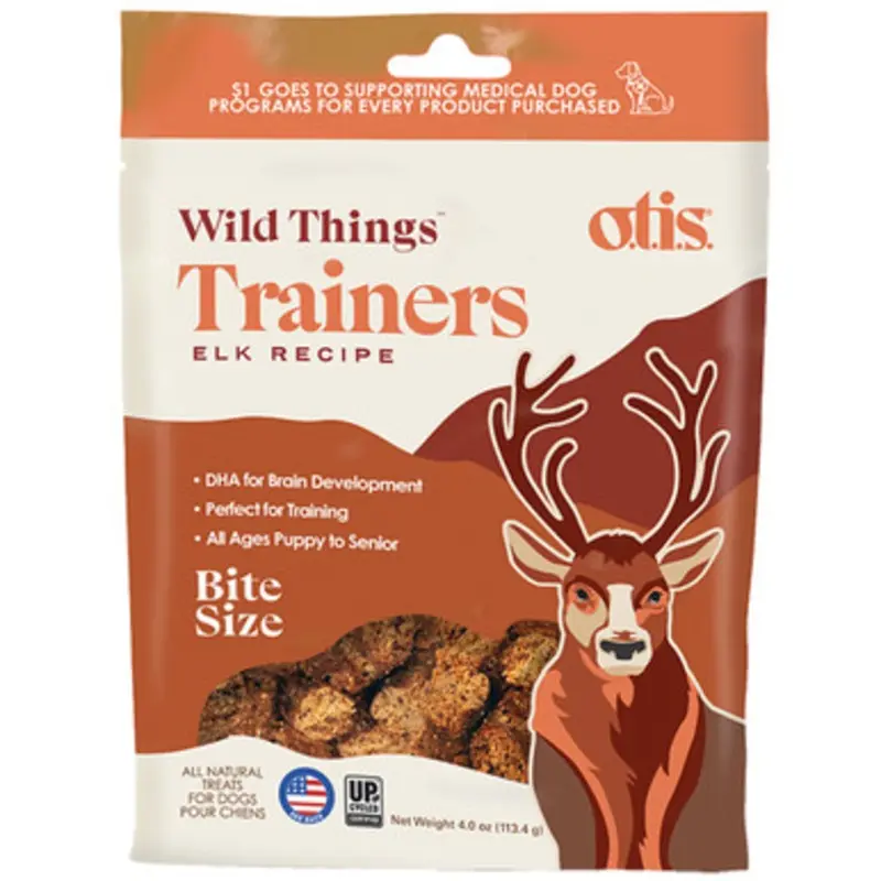 O.t.i.s. Wild Things Elk Recipe Training Dog Treats 4 oz