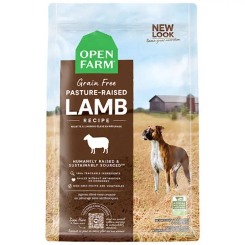 Open Farm Grain Free Pasture-Raised Lamb Recipe Dry Dog Food 4 lb