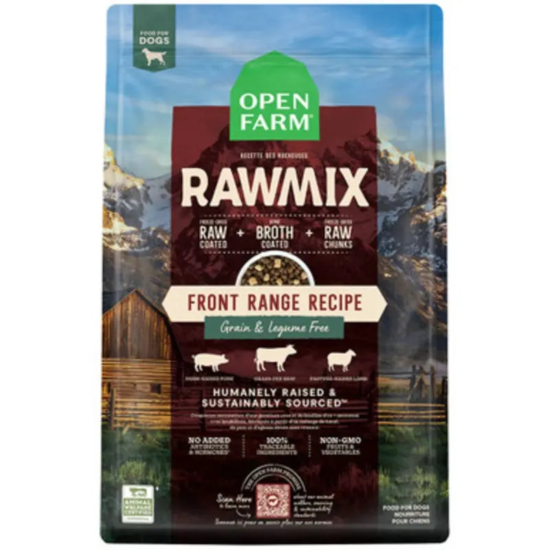 Open Farm RawMix Grain Free Front Range Recipe Dry Dog Food 3.5 lb