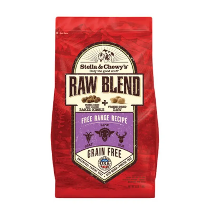 Stella & Chewy's Raw Blend Free Range Recipe Dry Dog Food 3.5 lb