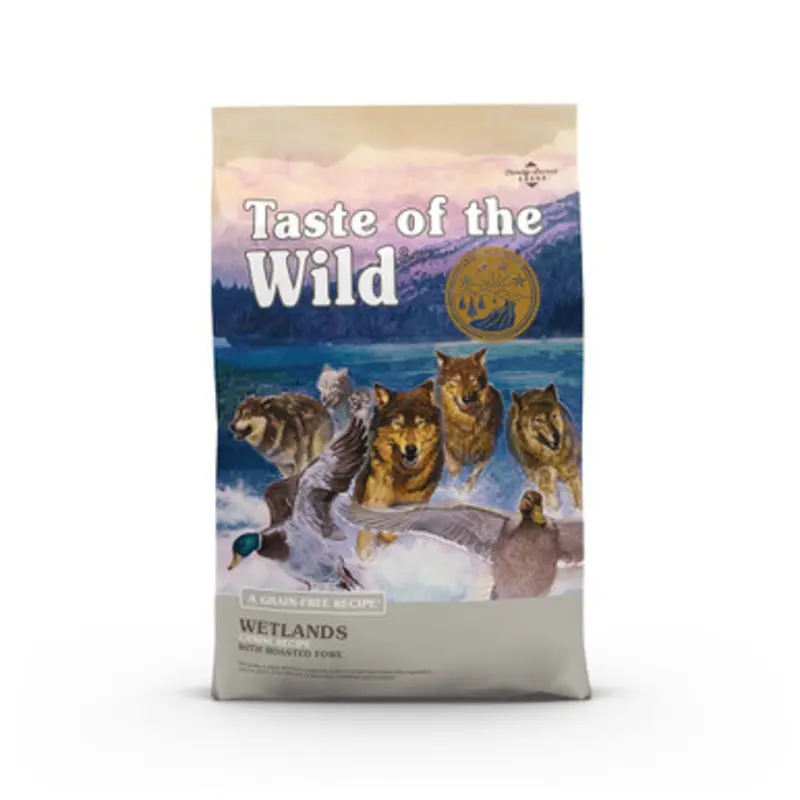 Taste of the Wild Grain-Free Wetlands Canine Recipe w/ Roasted Fowl Dry Dog Food 5 lb