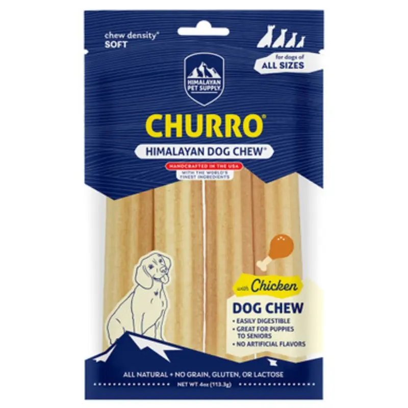 Himalayan Churro Chicken Dog Chew Treat 4 oz