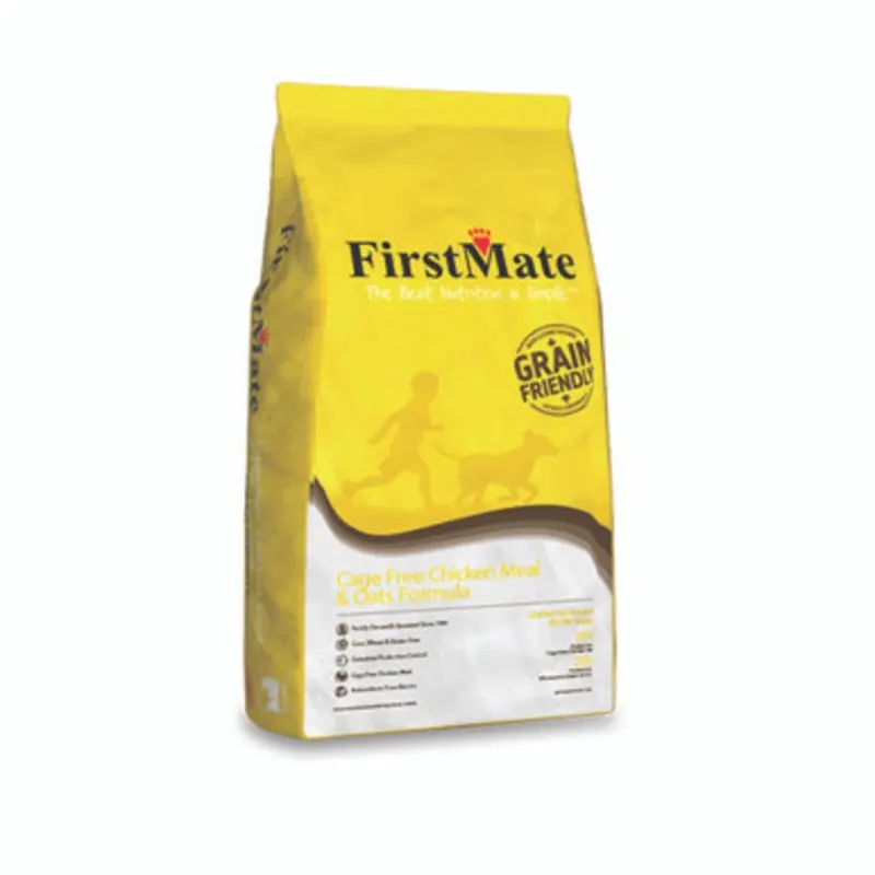 FirstMate Cage Free Chicken Meal & Oats Formula Dry Dog Food 5 lb