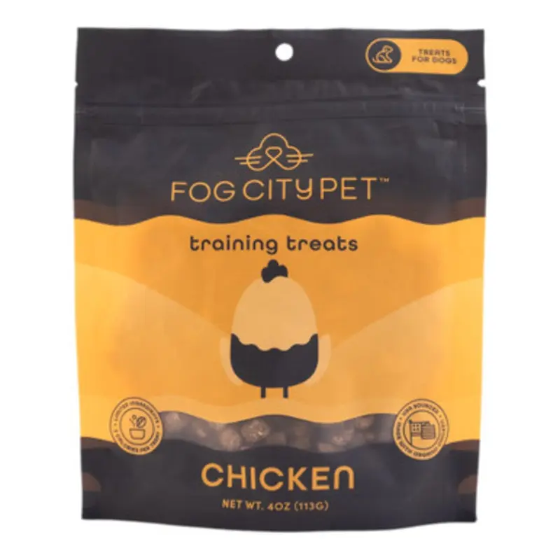 Fog City Pet Chicken Recipe Air-Dried Training Dog Treats 4 oz
