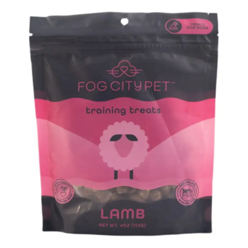 Fog City Pet Lamb Recipe Air-Dried Training Dog Treats 4 oz