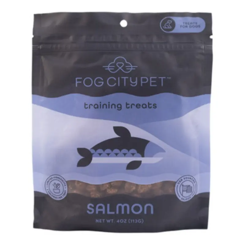 Fog City Pet Salmon Recipe Air-Dried Training Dog Treats 4 oz