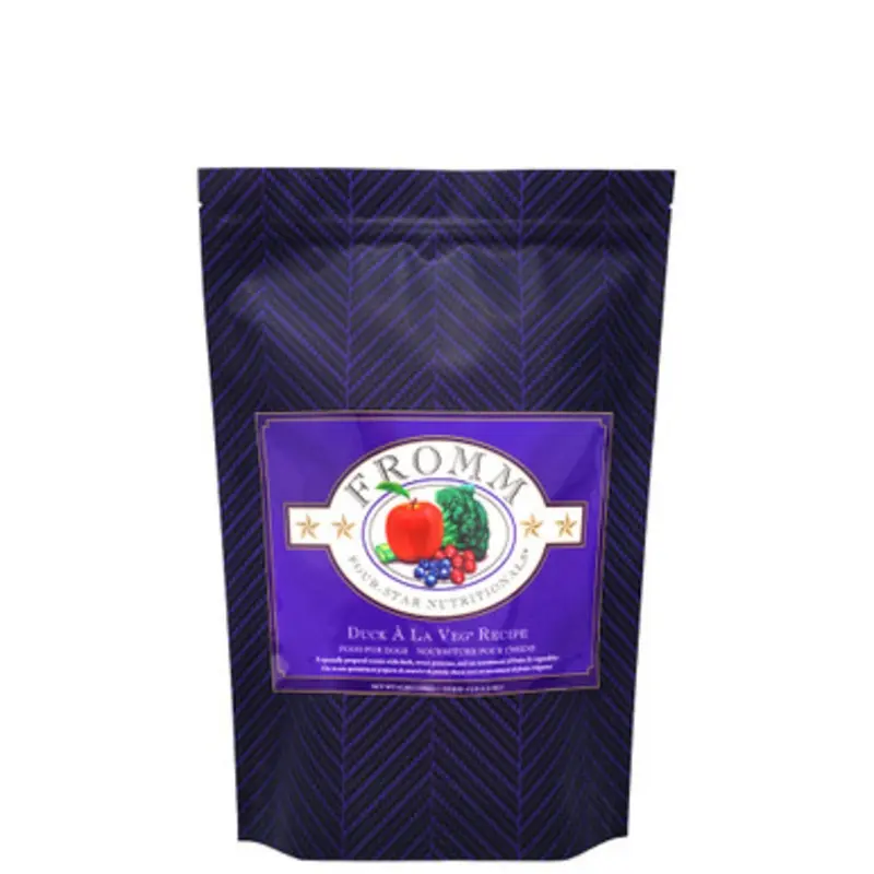 Fromm Four-Star Duck A La Veg Recipe Dry Dog Food 4 lb