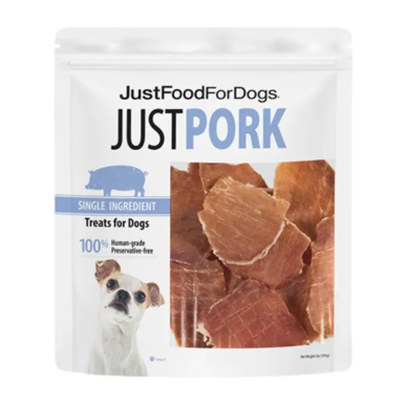 JustFoodForDogs JustPork Dog Treats 5 oz