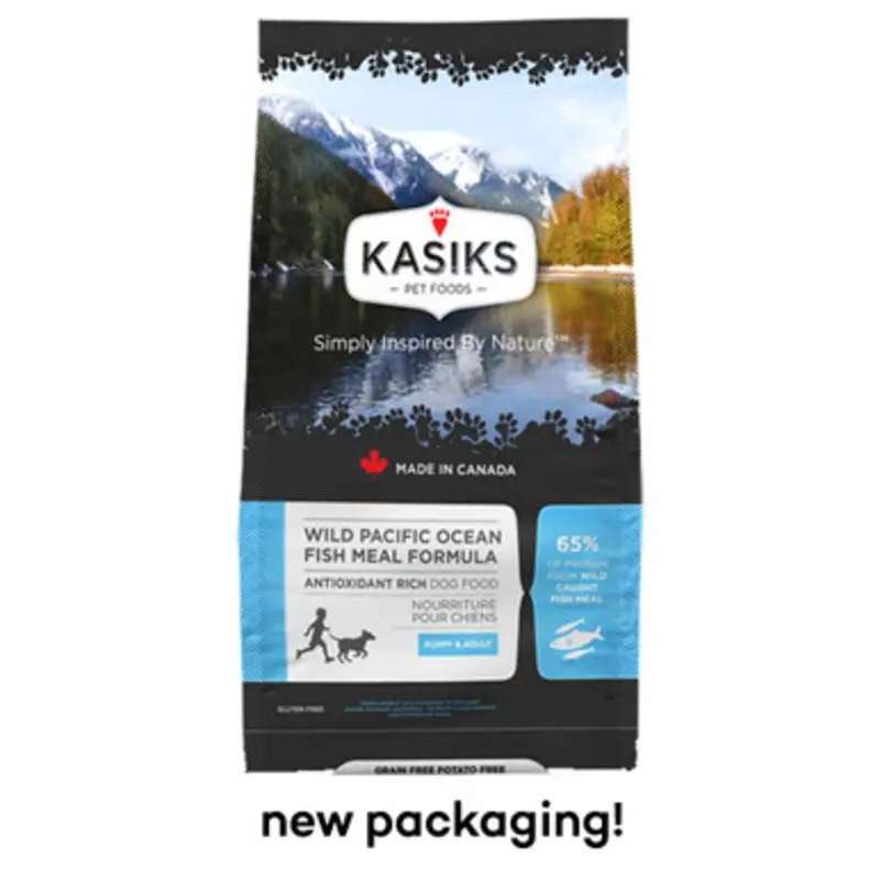 Kasiks Wild Pacific Ocean Fish Meal Formula Dry Dog Food 5 lb