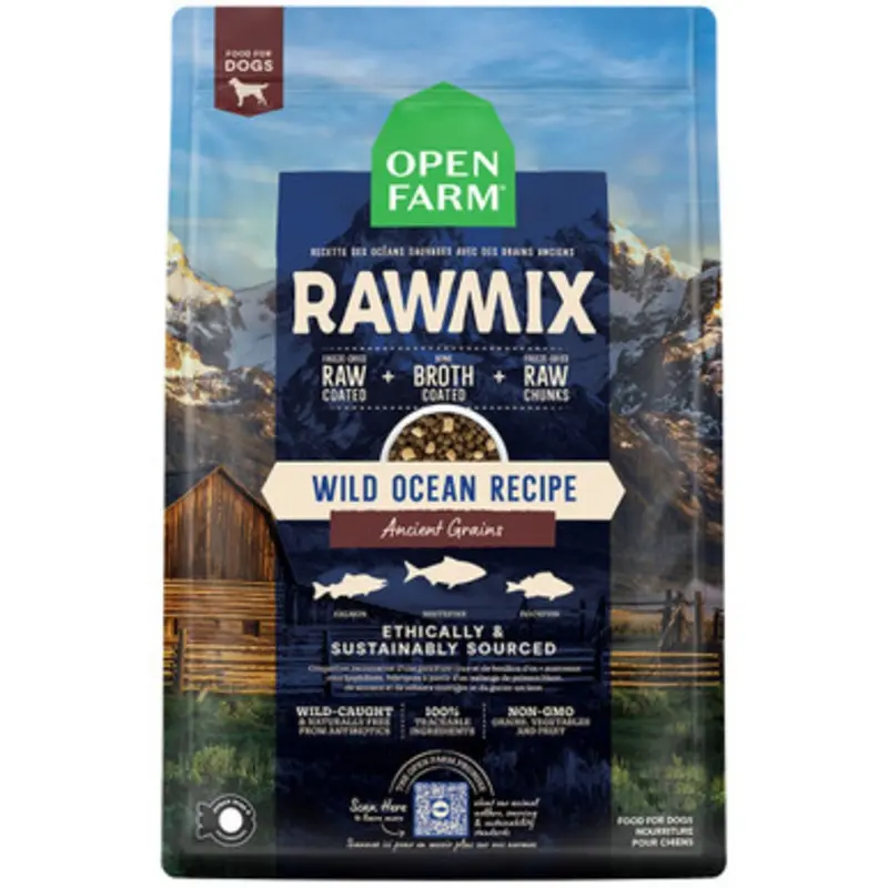 Open Farm RawMix Ancient Grains Wild Ocean Recipe Dry Dog Food 3.5 lb