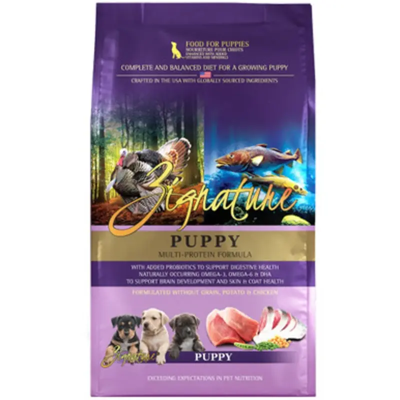 Zignature Puppy Multi-Protein Formula Grain Free Dry Dog Food 4 lb