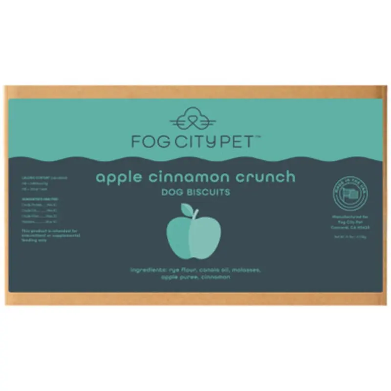 Fog City Pet Apple Cinnamon Crunch Dog Biscuits 10 lb