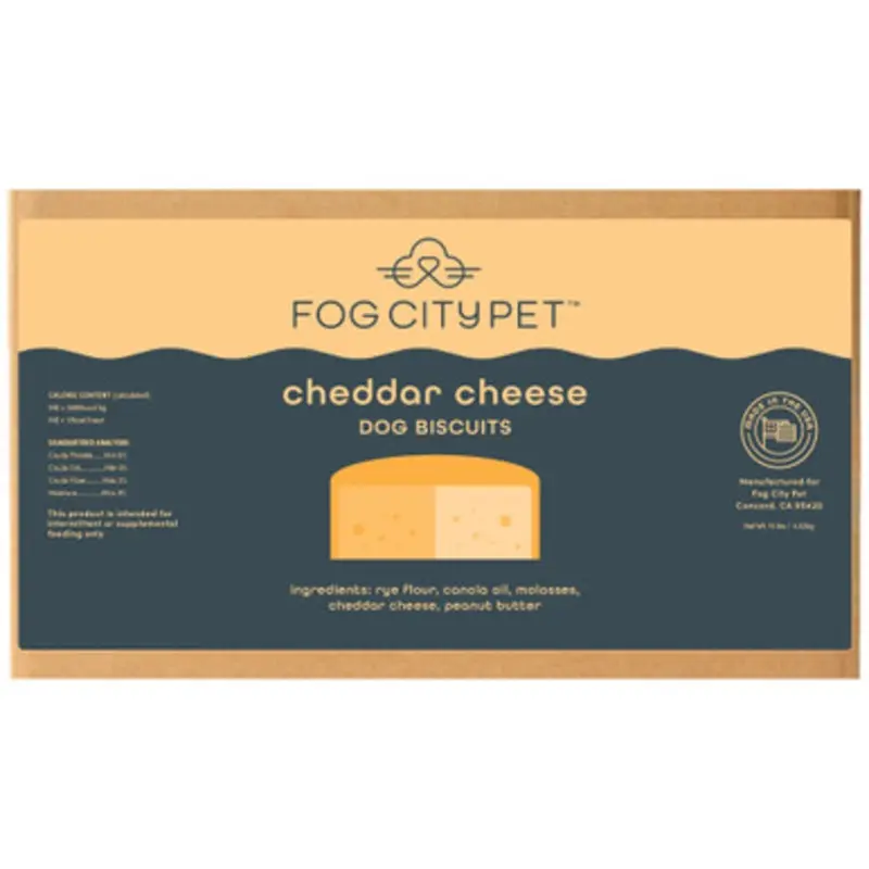 Fog City Pet Cheddar Cheese Dog Biscuits 10 lb
