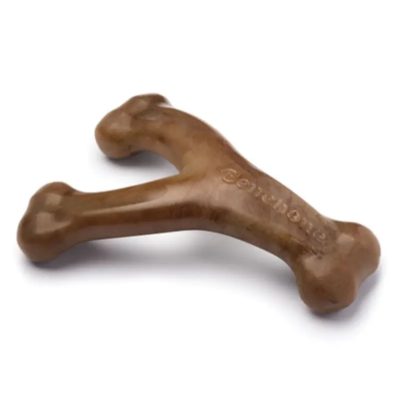 Benebone Wishbone Bacon Flavor Dog Chew Toy Small