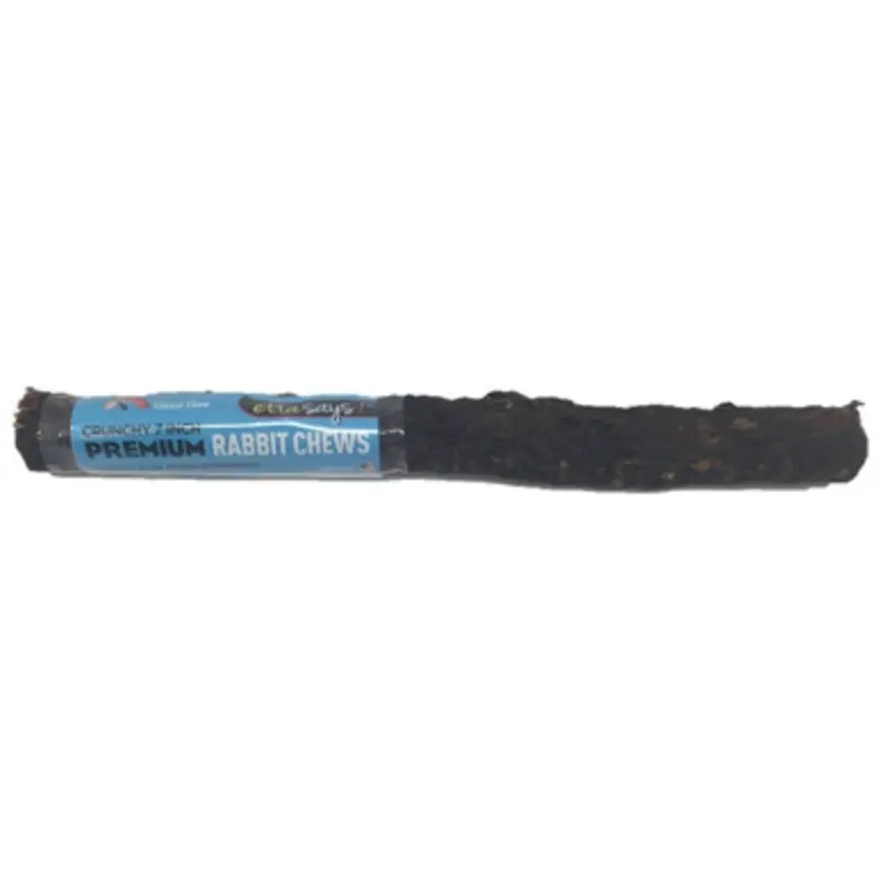 Etta Says! Crunchy Premium Rabbit Dog Chew Treat 7"
