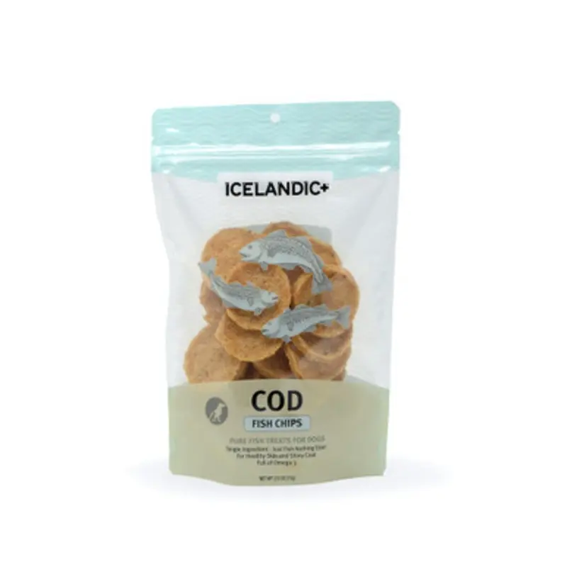 Icelandic+ Cod Fish Chips Dog Treats 2.5 oz