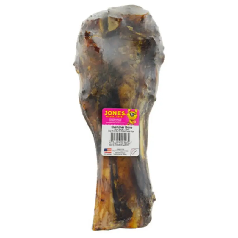 Jones Beef Slammer Bone Dog Chew Treat 10" - 12"