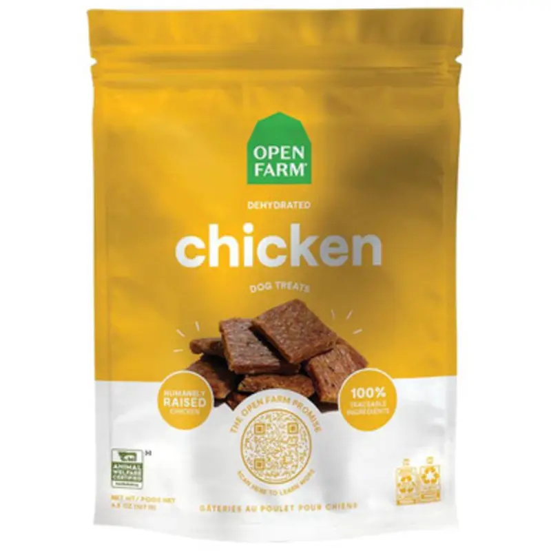 Open Farm Dehydrated Chicken Jerky Dog Treats 4.5 oz