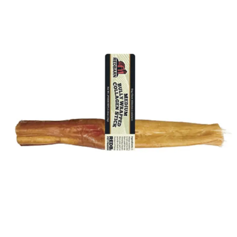 Redbarn Bully Wrapped Collagen Stick Dog Chew Treat Medium