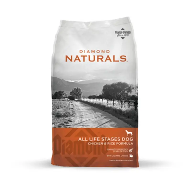 Diamond Naturals All Life Stages Chicken & Rice Formula Dry Dog Food 40 lb