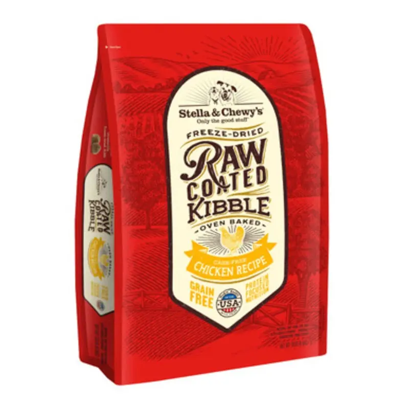 Stella & Chewy's Cage-Free Chicken Recipe Raw Coated Kibble Dry Dog Food 3.5 lb