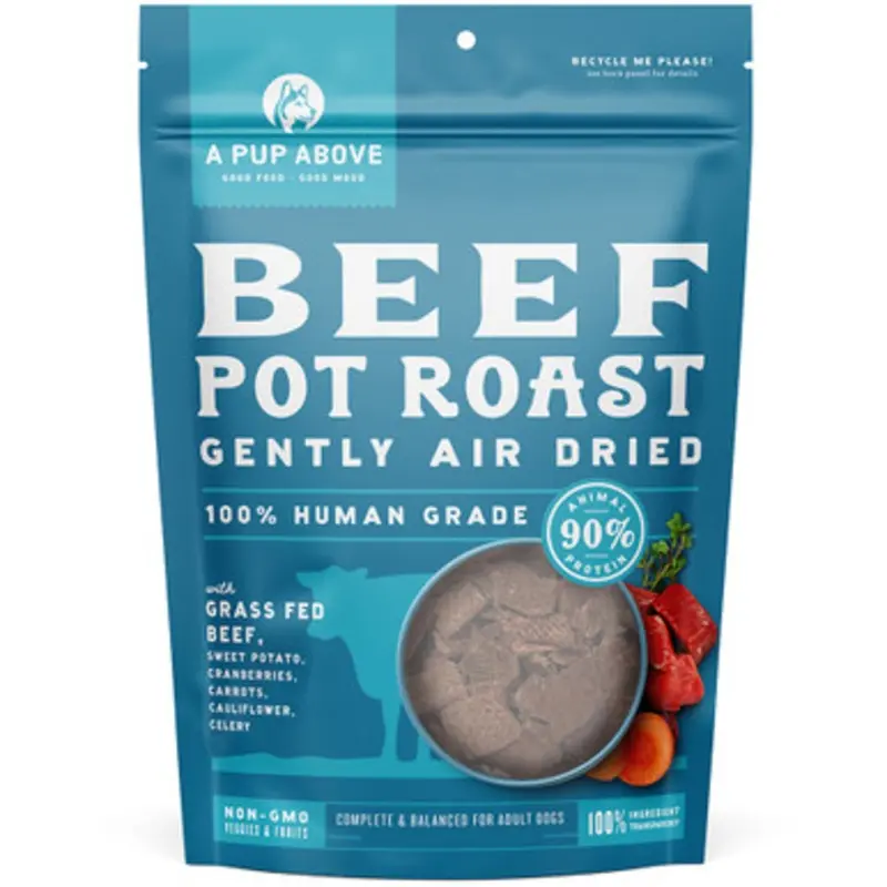 A Pup Above Beef Pot Roast Gently Air-Dried Adult Dog Food 2 lb