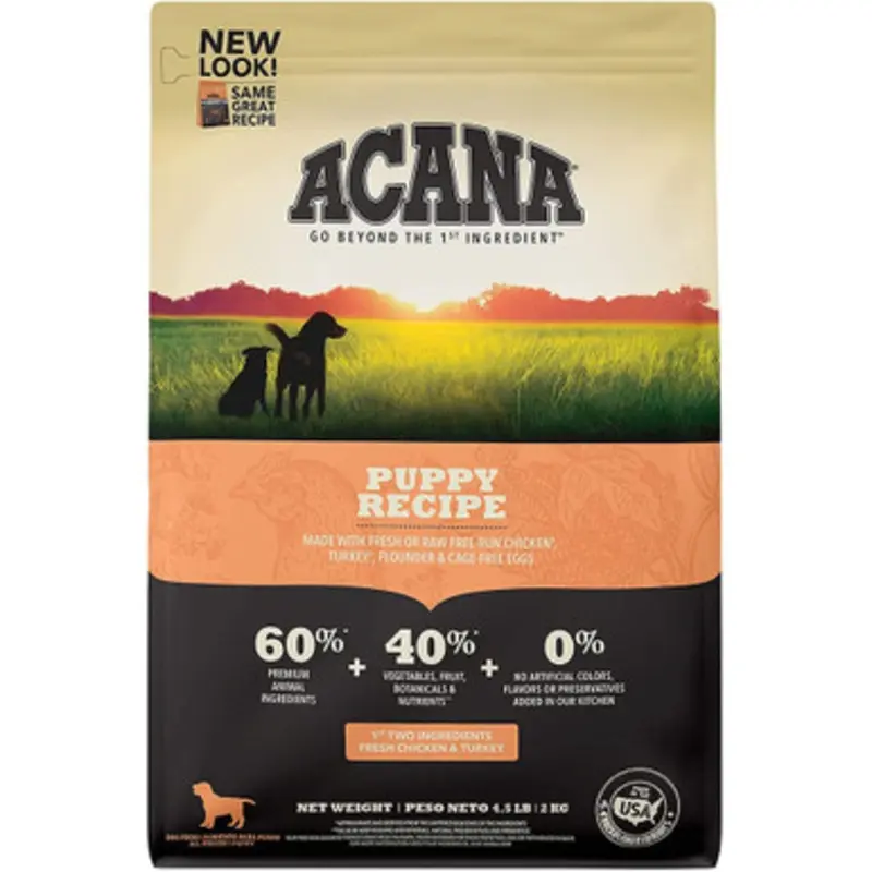 Acana Puppy Recipe Dry Dog Food 4.5 lb
