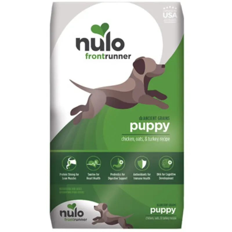 Nulo Frontrunner Ancient Grains Chicken, Oats & Turkey Recipe Puppy Dry Dog Food 3 lb