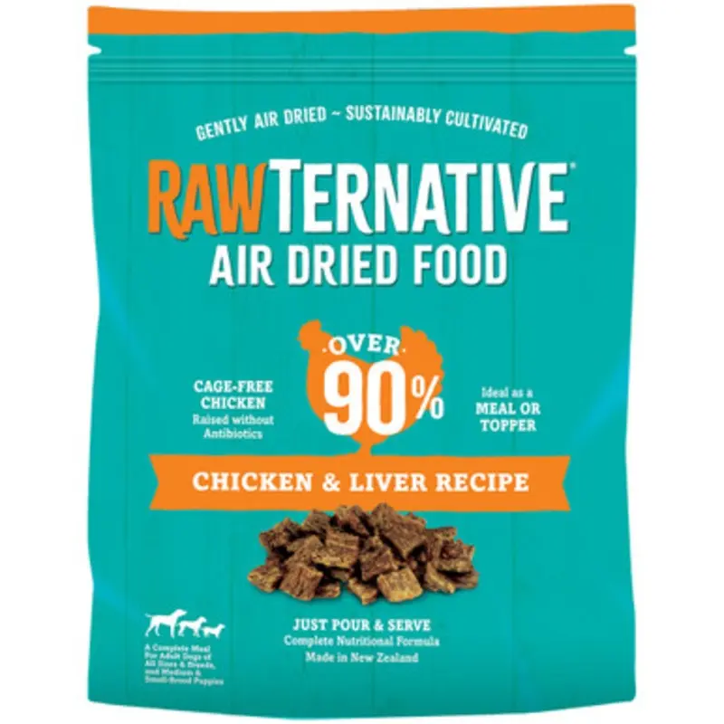 Rawternative Chicken & Liver Recipe Air-Dried Dog Food 1 lb